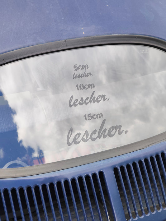 Sticker schwarz